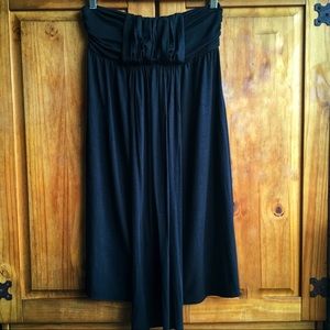 Rachel Pally Cameron Strapless Black Dress